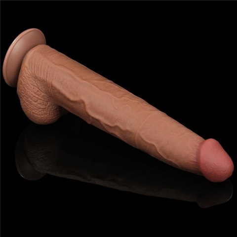13.5'' KING SIZED SLIDING SKIN DUAL LAYER DONG