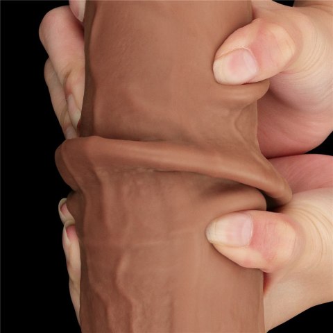 13.5'' KING SIZED SLIDING SKIN DUAL LAYER DONG