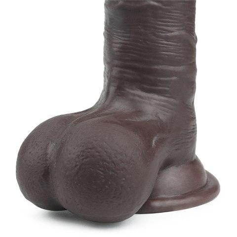 7.8'' SLIDING SKIN DUAL LAYER DONG - WHOLE TESTICLE