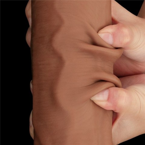 DILDO 14'' KING SIZED SLIDING SKIN DUAL LAYER DONG