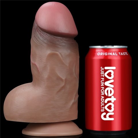 DILDO 7.0'' DUAL LAYERED PLATINUM SILICONE COCK
