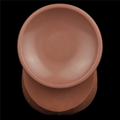 DILDO 12'' KING SIZED SLIDING SKIN DUAL LAYER DONG BRĄZOWY