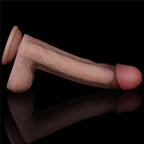 DILDO 9'' DUAL LAYERED SILICONE COCK