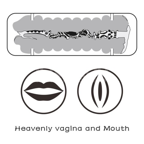 VIRGIN-SKIN BLOWOUT DOUBLE SIDE STROKER