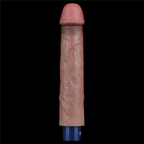 WIBRATOR 9" REAL SOFTEE VIBRATING DILDO