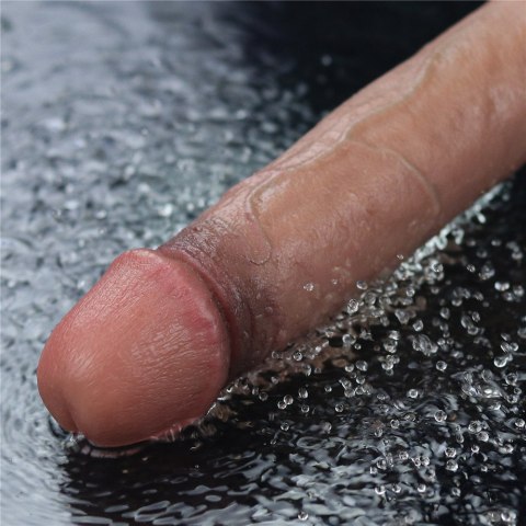 WIBRATOR 9" REAL SOFTEE VIBRATING DILDO