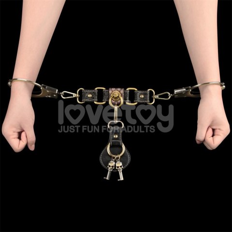 KAJDNAKI REBELLION HEAVY METAL HANDCUFFS (BRONZE)