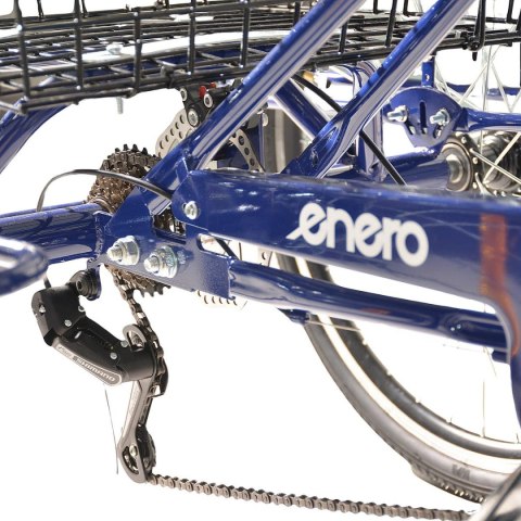 ROWER 3-KOŁOWY 24 GRANATOWY SHIMANO -7 BIEGOWY OBNIŻONA RAMA