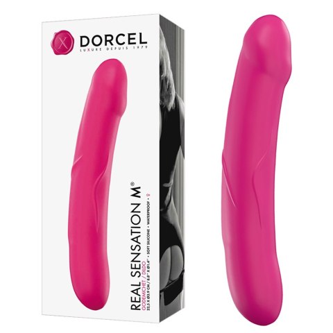 Dildo dwustronne z różnymi końcówkami, elastyczne. Silikonowe. Real Sensation M magenta Dildo dwustronne z różnymi końcówkami, elastyczne. Silikonowe. Real Sensation M magenta