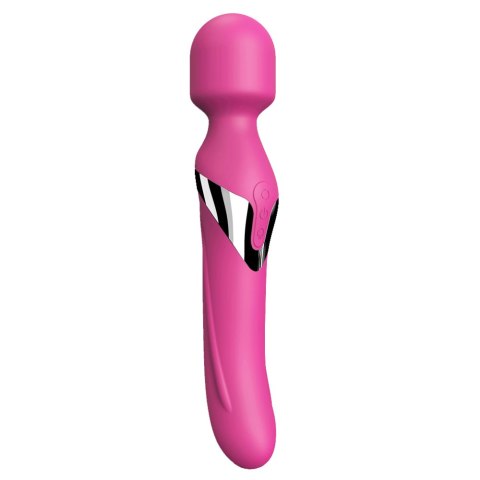 Wibrator dwustronny z rotacją. Mocny. Masażer .Dual Orgasms magenta