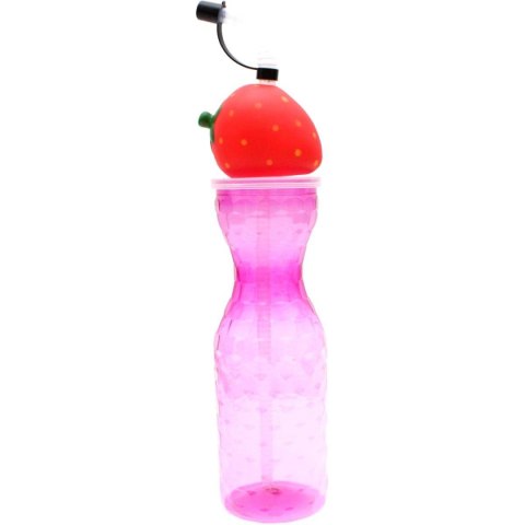 BIDON BUTELKA SPORTOWA ZE SŁOMKĄ 500ML RÓŻOWY EXCELLENT HOUSEWARE