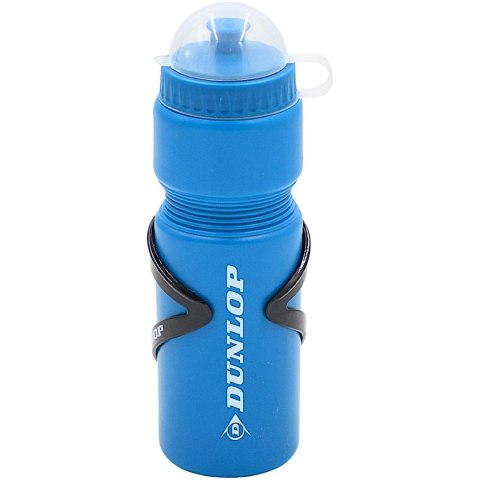 BIDON ROWEROWY DUNLOP 750ML Z KOSZYKIEM NIEBIESKI