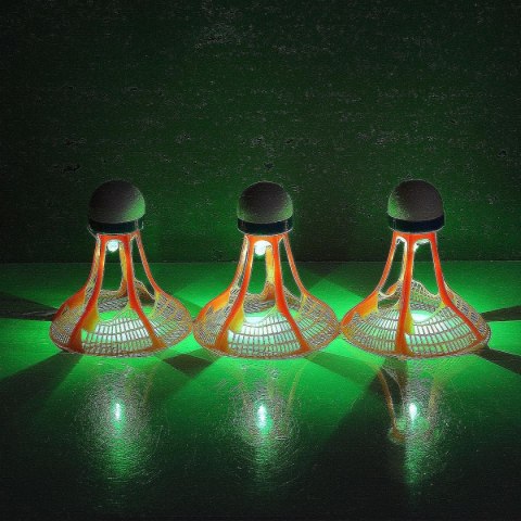 LOTKA BADMINTON AIR SHUTTER LED 3SZT ENERO PRO