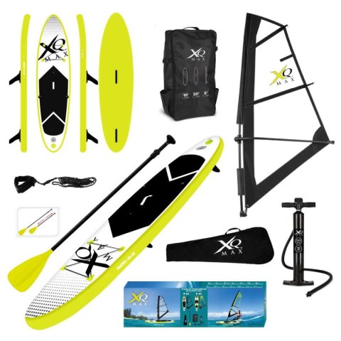 ZESTAW - DESKA SUP 150KG DMUCHANA SURF 305x76x15CM Z ŻAGLEM