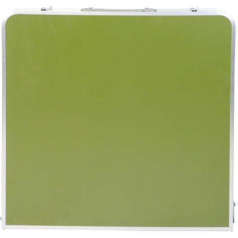 STOLIK TURYSTYCZNY SKŁADANY KEMPINGOWY 120X60X70/62/55CM + 4 KRZESŁA ZIELONY