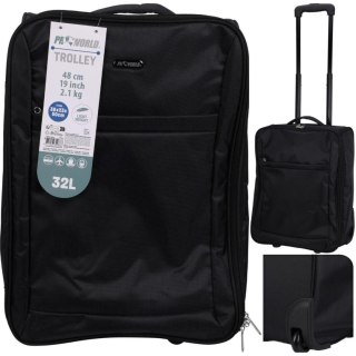 WALIZKA PODRÓŻNA KABINOWA 32L BLACK PROWORLD