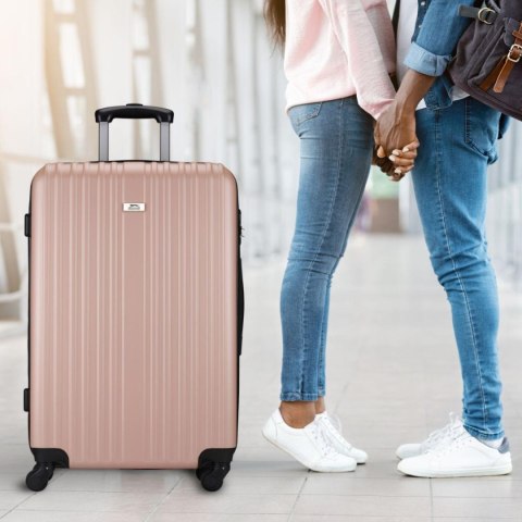 ZESTAW 2 WALIZEK 18 i 26 CALE SLAZENGER ROSE GOLD