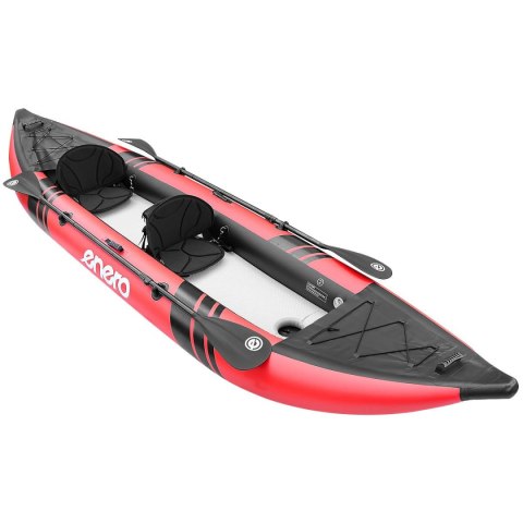 KAJAK 2-OSOBOWY SET 385x96x42CM LAMINOWANY PVC 200KG ENERO