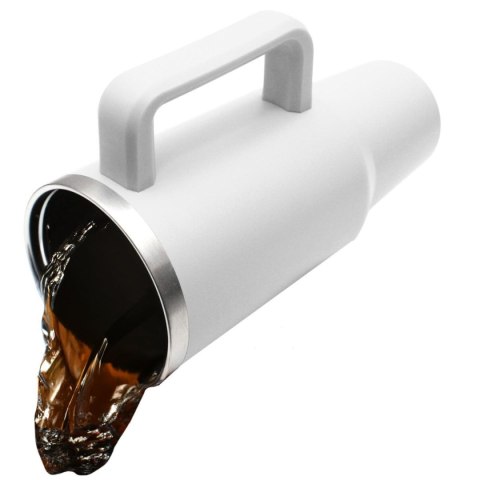 KUBEK TERMICZNY TURYSTYCZNY EXCELLENT HOUSEWARE 1200ML BIAŁY