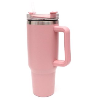 KUBEK TERMICZNY TURYSTYCZNY EXCELLENT HOUSEWARE 1200ML RÓŻOWY