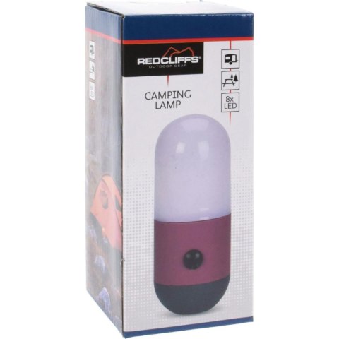 LATARKA LAMPA CAMPING 2W1 LED CZERWONA REDCLIFFS