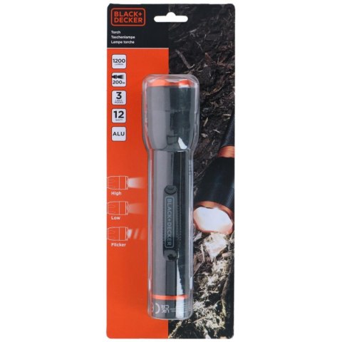 LATARKA TAKTYCZNA ALUMINIOWA 12W 1200LUMENÓW BLACK + DECKER