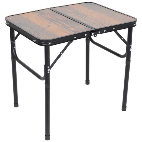 STOLIK TURYSTYCZNY SKŁADANY KEMPINGOWY 60X45X25-56CM DREWNO