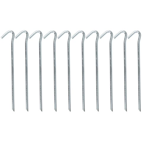 ŚLEDZIE DO NAMIOTU 17CM KPL. 10SZT METAL REDCLIFFS