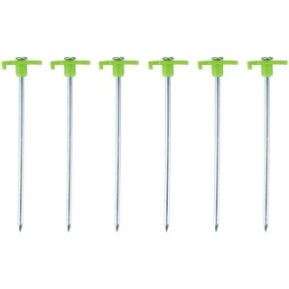ŚLEDZIE DO NAMIOTU 20CM KPL. 6SZT METAL PLASTIK CAMP ACTIVE