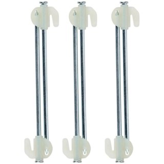 ŚLEDZIE DO NAMIOTU 21CM KPL. 6SZT METAL PLASTIK ŚWIECĄCE W NOCY CAMP ACTIVE