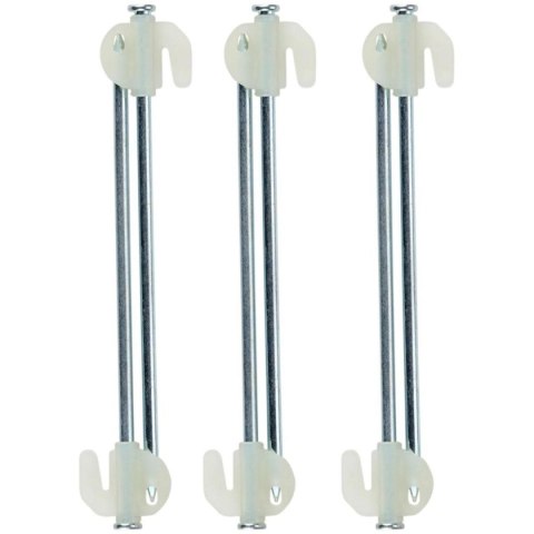 ŚLEDZIE DO NAMIOTU 21CM KPL. 6SZT METAL PLASTIK ŚWIECĄCE W NOCY CAMP ACTIVE