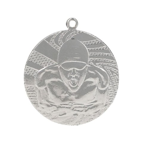 Medal srebrny - pływanie - medal stalowy Medal srebrny - pływanie - medal stalowy