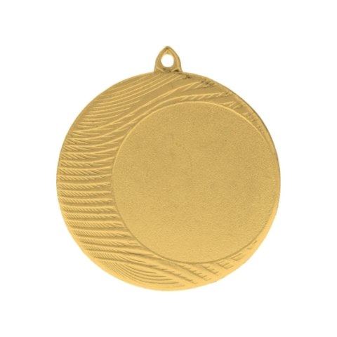 Medal złoty ogólny z miejscem na emblemat 50 mm - medal stalowy