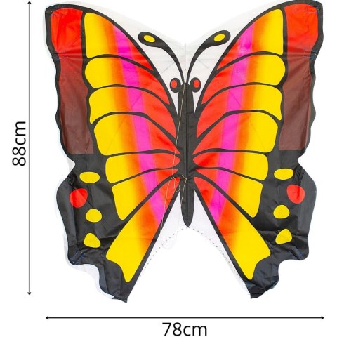 LATAWIEC MOTYL 88x78CM RÓŻOWO ŻÓŁTY ENERO