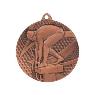 Medal brązowy- pływanie - medal stalowy