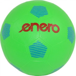 PIŁKA GUMOWA NOŻNA 22CM ZIELONA ENERO