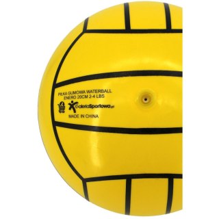 PIŁKA GUMOWA WATER POLO SIATKOWA ENERO ŻÓŁTA