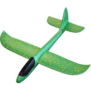 SAMOLOT STYROPIANOWY 47CM ZIELONY
