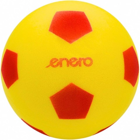 PIŁKA PIANKOWA SOFT ENERO 20CM ŻÓŁTO CZERWONA