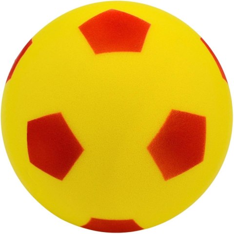 PIŁKA PIANKOWA SOFT ENERO 20CM ŻÓŁTO CZERWONA