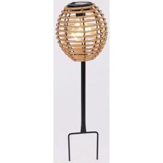 LAMPA SOLARNA KULA RATTAN BRĄZOWA PROGARDEN