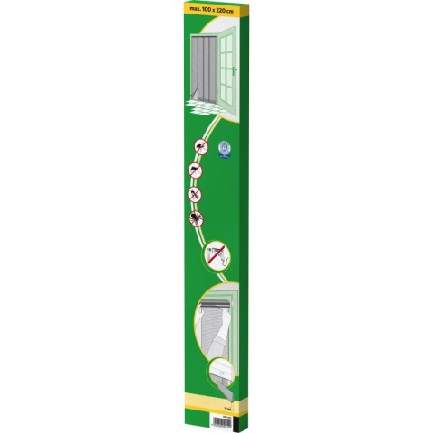 MOSKITIERA DRZWIOWA LAMELOWA 100X220 POLIESTER+TAŚMA RZEP