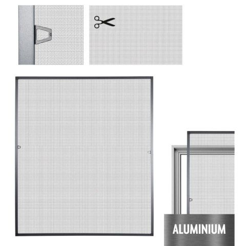 MOSKITIERA OKNO ALU 150X130CM GARDEN LIFE