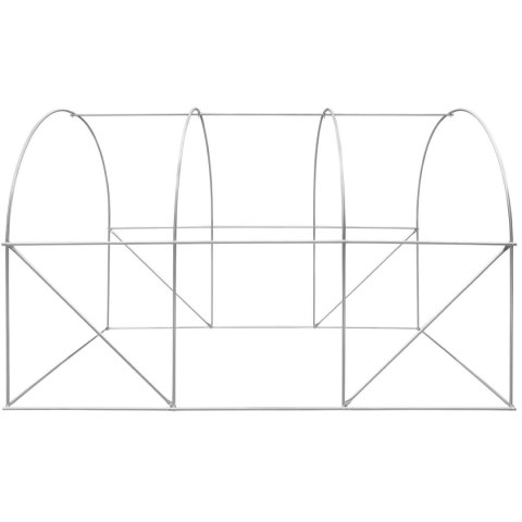 SZKLARNIA TUNEL OGRODOWY 200X300X200CM PE KONTRUKCJA STAL ZIELONA