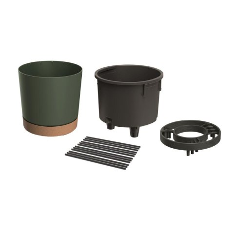 DONICZKA DO SADZENIA POMIDORÓW Z DRABINKĄ POJEMNOŚCI 35L HOME GROWER ZIELONA PINIA
