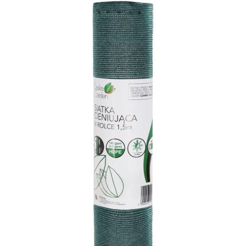 SIATKA CIENIUJĄCA 140G/M2 1.5X50M CIEMNO ZIELONA