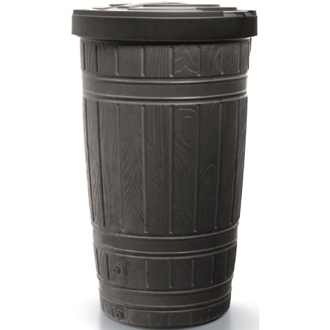ZBIORNIK POJEMNIK NA DESZCZÓWKĘ BECZKA WOODCAN 265L CZARNY