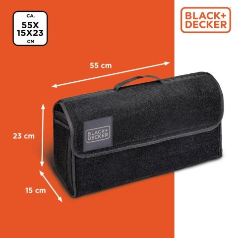 ORGANIZER SCHOWEK TORBA SAMOCHODOWA 50x15x23 CM BLACK + DECKER