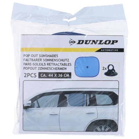 OSŁONA PRZECIWSŁONECZNA Z PRZYSSAWKĄ 2SZT DUNLOP NIEBIESKA