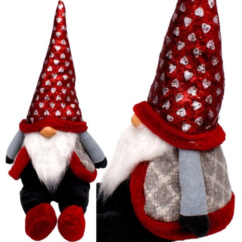 SKRZAT MIKOŁAJ ŚWIĄTECZNY SIEDZĄCY 92CM